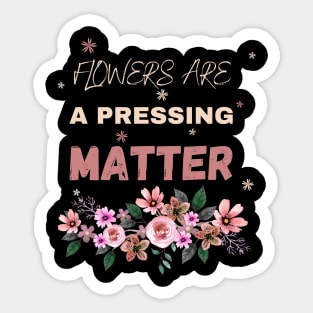 Flowers lover design gift for her who love floral design colorful flowers Sticker